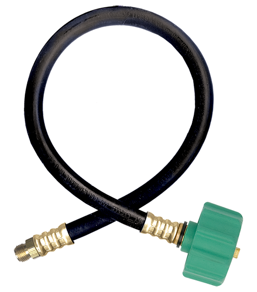 2 12" Hoses for Dual Propane Bottle Regulator