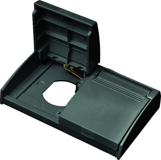 Couvercle de prise 120 V 15 Amp ronde étanche- Noir