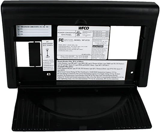 Panneau électrique avec Convertisseur/Chargeurs 120 V à 12 VDC à Détection Automatique 8700