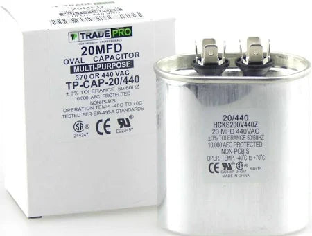 Condensateur de marche 20 MFD 440V