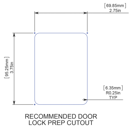 Serrures De Portes De VR Blanc